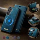 For Samsung Galaxy S24 FE 5G CaseMe C49 Magnetic RFID Blocking Detachable Wallet Leather Phone Case(Green) - 3
