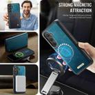 For Samsung Galaxy S24 FE 5G CaseMe C49 Magnetic RFID Blocking Detachable Wallet Leather Phone Case(Green) - 5