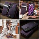 For Samsung Galaxy S24 FE 5G CaseMe C49 Magnetic RFID Blocking Detachable Wallet Leather Phone Case(Purple) - 4