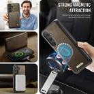 For Samsung Galaxy S24 / S25 CaseMe C49 Magnetic RFID Blocking Detachable Wallet Leather Phone Case(Coffee) - 5