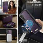 For Samsung Galaxy S24 / S25 CaseMe C49 Magnetic RFID Blocking Detachable Wallet Leather Phone Case(Purple) - 5