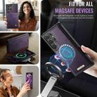 For Samsung Galaxy S25 Ultra 5G CaseMe C49 Magnetic RFID Blocking Detachable Wallet Leather Phone Case(Purple) - 5