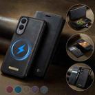 For Samsung Galaxy S25 Edge 5G CaseMe C49 Magnetic RFID Blocking Detachable Wallet Leather Phone Case(Black) - 3