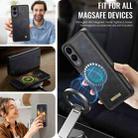 For Samsung Galaxy S25 Edge 5G CaseMe C49 Magnetic RFID Blocking Detachable Wallet Leather Phone Case(Black) - 5