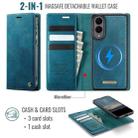 For Samsung Galaxy S25 Edge 5G CaseMe C49 Magnetic RFID Blocking Detachable Wallet Leather Phone Case(Green) - 2