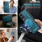 For Samsung Galaxy S25 Edge 5G CaseMe C49 Magnetic RFID Blocking Detachable Wallet Leather Phone Case(Green) - 5