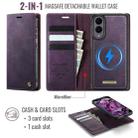 For Samsung Galaxy S25 Edge 5G CaseMe C49 Magnetic RFID Blocking Detachable Wallet Leather Phone Case(Purple) - 2