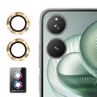 For Xiaomi Mix Flip 2 ENKAY Hat-Prince 9H Rear Camera Lens Aluminium Alloy Tempered Glass Film(Golden) - 1