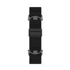 For Xiaomi Smart Band 10 / 9 / 8 Metal Head Magnetic Plastic Buckle Elastic Nylon Watch Band(Black) - 3