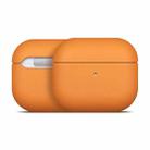 For AirPods Pro 2 Full-grain Genuine Leather Earbuds Protective Case(Flower Ginger Grass) - 2