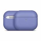 For AirPods 3 Full-grain Genuine Leather Earbuds Protective Case(Wisteria) - 2