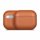 For AirPods 3 Full-grain Genuine Leather Earbuds Protective Case(Brown) - 2
