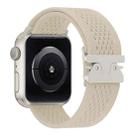 For Apple Watch 42mm / 41mm / 40mm / 38mm Parachute Buckle Knitted Nylon Watch Band(Starlight) - 2