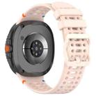 For Samsung Galaxy Watch8 40 / 44mm Eight-shaped Buckle Breathable Stitched Silicone Watch Band(Pink) - 2