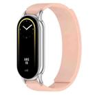 For Xiaomi Smart Band 10 / 9 / 8 Soft Silicone Magnetic Watch Band(Pink) - 1