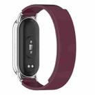For Xiaomi Smart Band 10 / 9 / 8 Soft Silicone Magnetic Watch Band(Wine Red) - 2