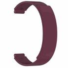 For Xiaomi Smart Band 10 / 9 / 8 Soft Silicone Magnetic Watch Band(Wine Red) - 3