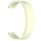 For Xiaomi Smart Band 10 / 9 / 8 Soft Silicone Magnetic Watch Band(Milky White) - 3