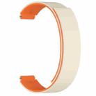 For Xiaomi Smart Band 10 / 9 / 8 Soft Silicone Magnetic Watch Band(Starlight Orange) - 3