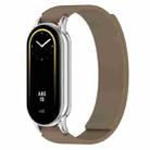 For Xiaomi Smart Band 10 / 9 / 8 Soft Silicone Magnetic Watch Band(Brown) - 1