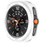 For Samsung Galaxy Watch8 Classic 46mm Hollow Digital Armor TPU Watch Protective Cover(White) - 2