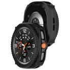 For Samsung Galaxy Watch8 Classic 46mm Hollow Digital Armor TPU Watch Protective Cover(Black) - 3
