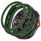 For Samsung Galaxy Watch8 Classic 46mm Hollow Digital Armor TPU Watch Protective Cover(Green) - 1