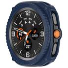 For Samsung Galaxy Watch8 Classic 46mm Hollow Digital Armor TPU Watch Protective Cover(Blue) - 2