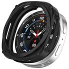 For Samsung Galaxy Watch8 40mm Hollow Digital Armor TPU Watch Protective Cover(Black) - 1
