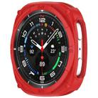 For Samsung Galaxy Watch8 44mm Hollow Digital Armor TPU Watch Protective Cover(Red) - 2