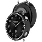 For Xiaomi Watch S4 41mm Single Row Diamond Half Coverage Hollow TPU Watch Cover(Black) - 3
