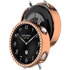 For Xiaomi Watch S4 41mm Single Row Diamond Half Coverage Hollow TPU Watch Cover(Rose Gold) - 3
