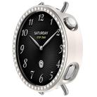 For Xiaomi Watch S4 41mm Single Row Diamond Half Coverage Hollow TPU Watch Cover(Frosted Starlight) - 2