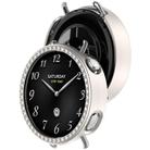 For Xiaomi Watch S4 41mm Single Row Diamond Half Coverage Hollow TPU Watch Cover(Frosted Starlight) - 3