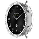 For Xiaomi Watch S4 41mm Single Row Diamond Half Coverage Hollow TPU Watch Cover(Transparent) - 2
