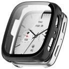 For Amazfit Active 2 Square Tempered Film Integrated PC Watch Protective Cover(Black) - 1