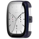 For Amazfit Active 2 Square Tempered Film Integrated PC Watch Protective Cover(Ink Blue) - 2