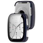 For Amazfit Active 2 Square Tempered Film Integrated PC Watch Protective Cover(Ink Blue) - 3