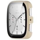 For Amazfit Active 2 Square Tempered Film Integrated PC Watch Protective Cover(Ivory White) - 2