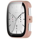 For Amazfit Active 2 Square Tempered Film Integrated PC Watch Protective Cover(Pink) - 2