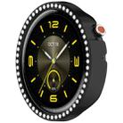 For Honor Watch Fit Elegant Single Row Diamond Half Coverage Hollow TPU Watch Cover(Black) - 2