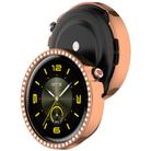 For Honor Watch Fit Elegant Single Row Diamond Half Coverage Hollow TPU Watch Cover(Rose Gold) - 3