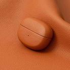 For Bose Ultra Litchi Print Genuine Leather Bluetooth Headset Protective Case(Brown) - 2
