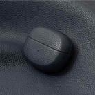 For Bose Ultra Litchi Print Genuine Leather Bluetooth Headset Protective Case(Dark Blue) - 2