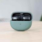 For Bose Ultra Litchi Print Genuine Leather Bluetooth Headset Protective Case(Mint Green) - 1