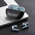For Huawei FreeBuds Pro 4 Grained Genuine Leather Bluetooth Headset Protective Case(Black) - 2