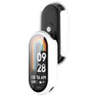 For Xiaomi Smart Band 10 / 10 NFC Tempered Film Integrated PC Watch Protective Cover(Matte White) - 3