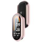 For Xiaomi Smart Band 10 / 10 NFC Tempered Film Integrated PC Watch Protective Cover(Matte Rose Pink) - 3