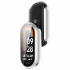 For Xiaomi Smart Band 10 / 10 NFC Tempered Film Integrated PC Watch Protective Cover(Matte Silver) - 3