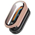 For Xiaomi Smart Band 10 / 10 NFC Tempered Film Integrated PC Watch Protective Cover(Pink) - 1